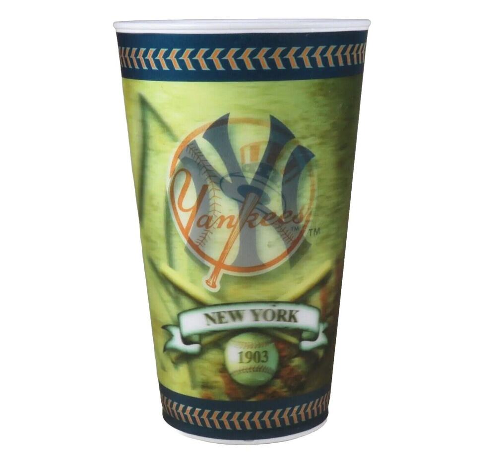 New York Yankees 3D Capitol Cup MLB Collectible Plastic Glass